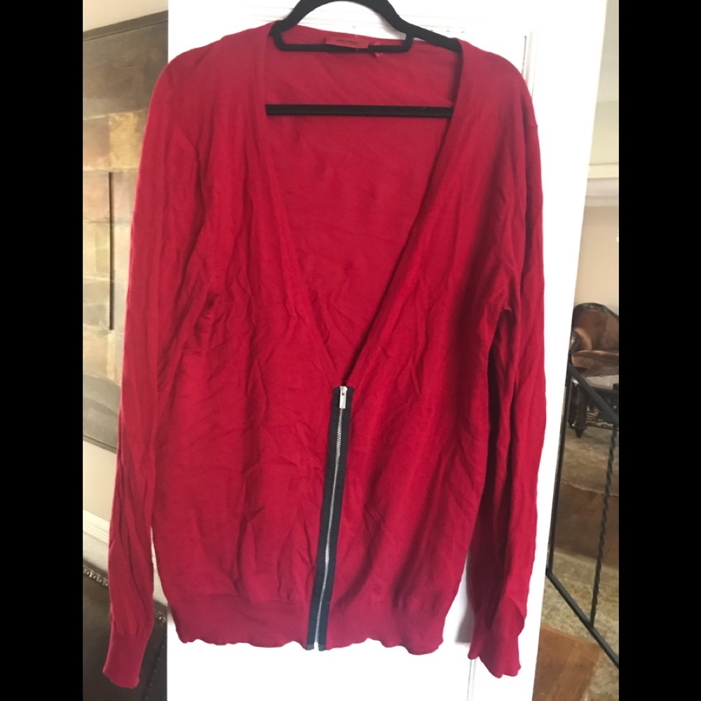 HUGO BOSS zip front Cardigan
